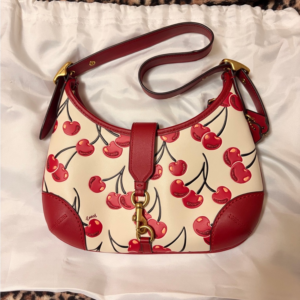 Coach Cherry Print Hampton Bag